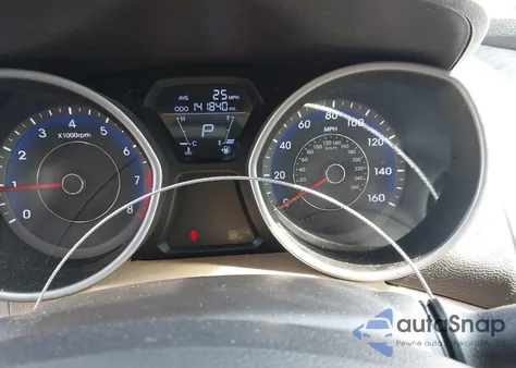 2011 Hyundai Elantra Limited (Ulsan Plant) from USA, damaged, VIN KMHDH4AE1BU131280